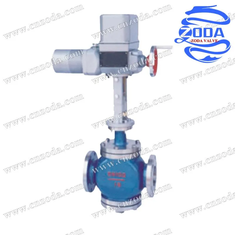Electric Actuated Angle Type Single Seat Control Valve